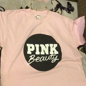 Pink vs brand beauty t shirt